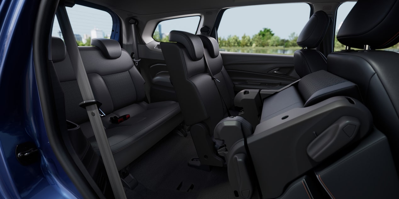 Interior da Chevrolet Spin.